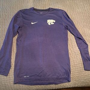 Nike K-State DRI-FIT Purple Long Sleeve Shirt